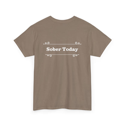 Haler Smith Heavy Cotton Short Sleeve Tee - Sober Today 1 - S-XL