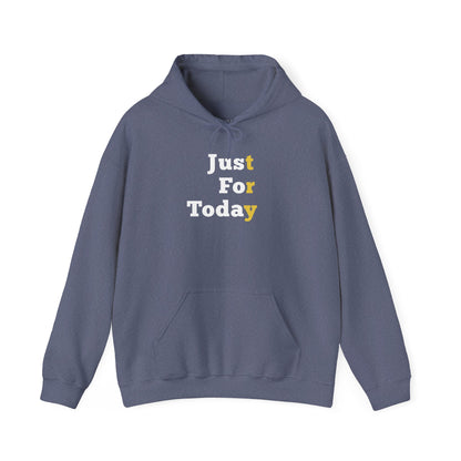 Recovery Hoodie | Just For Today Design 1 On The Front