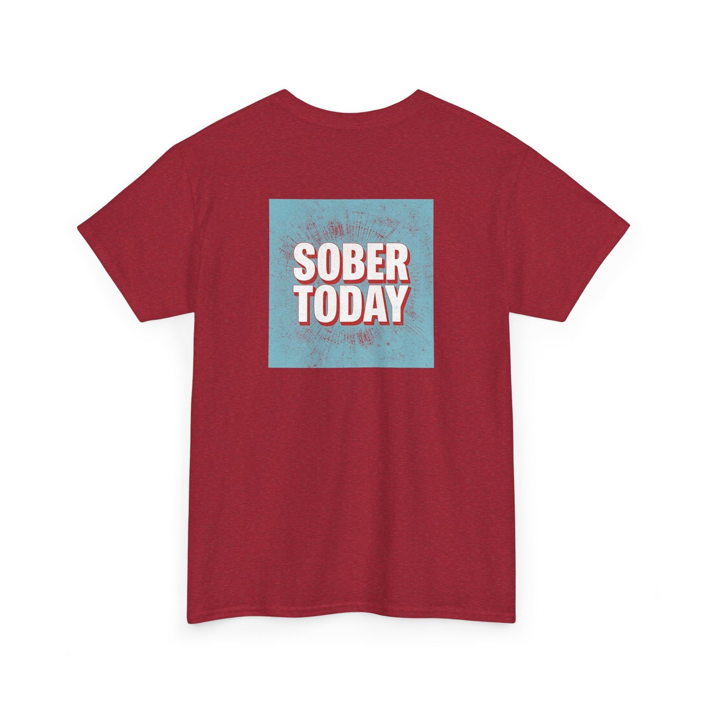 Haler Smith - T-Shirt - Haler Smith Heavy Cotton Short Sleeve Tee - Sober Today 5 - S - XL