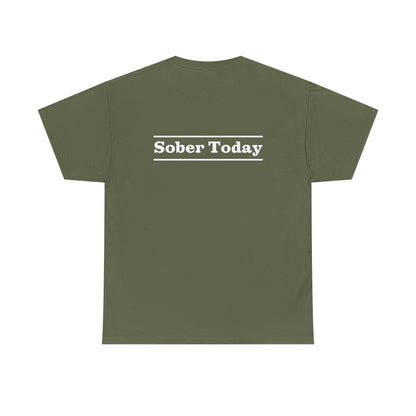 Haler Smith Heavy Cotton Short Sleeve Tee - Sober Today 3 - S-XL