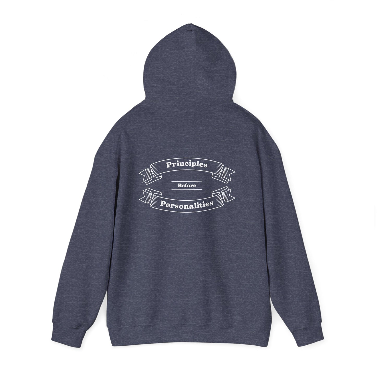 Haler Smith - Hoodie - Haler Smith Cotton Blend Hooded Sweatshirt Hoodie - Principles Before Personalities 1 - 2XL - 5XL