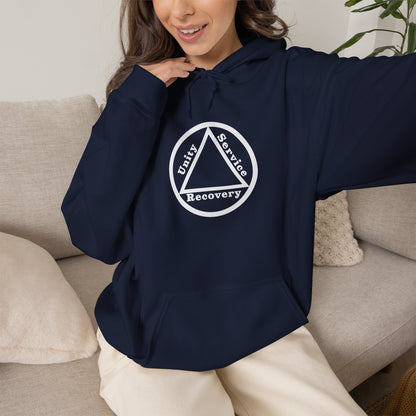 Recovery Hoodie | Unity Service Recovery Design 1 On The Front