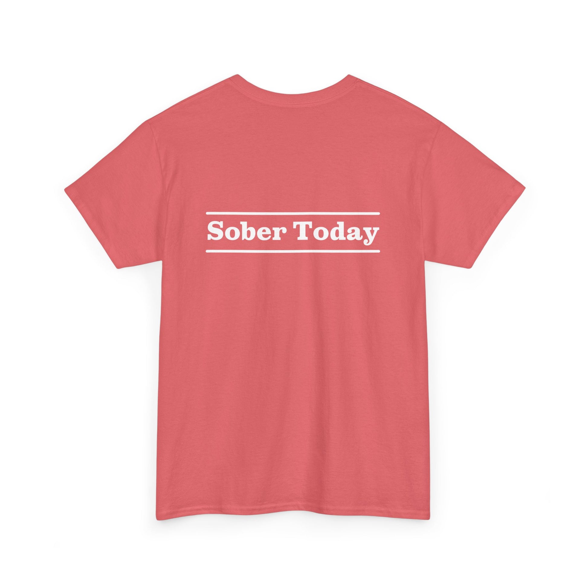 Haler Smith - T-Shirt - Haler Smith Heavy Cotton Short Sleeve Tee - Sober Today 3 - S - XL