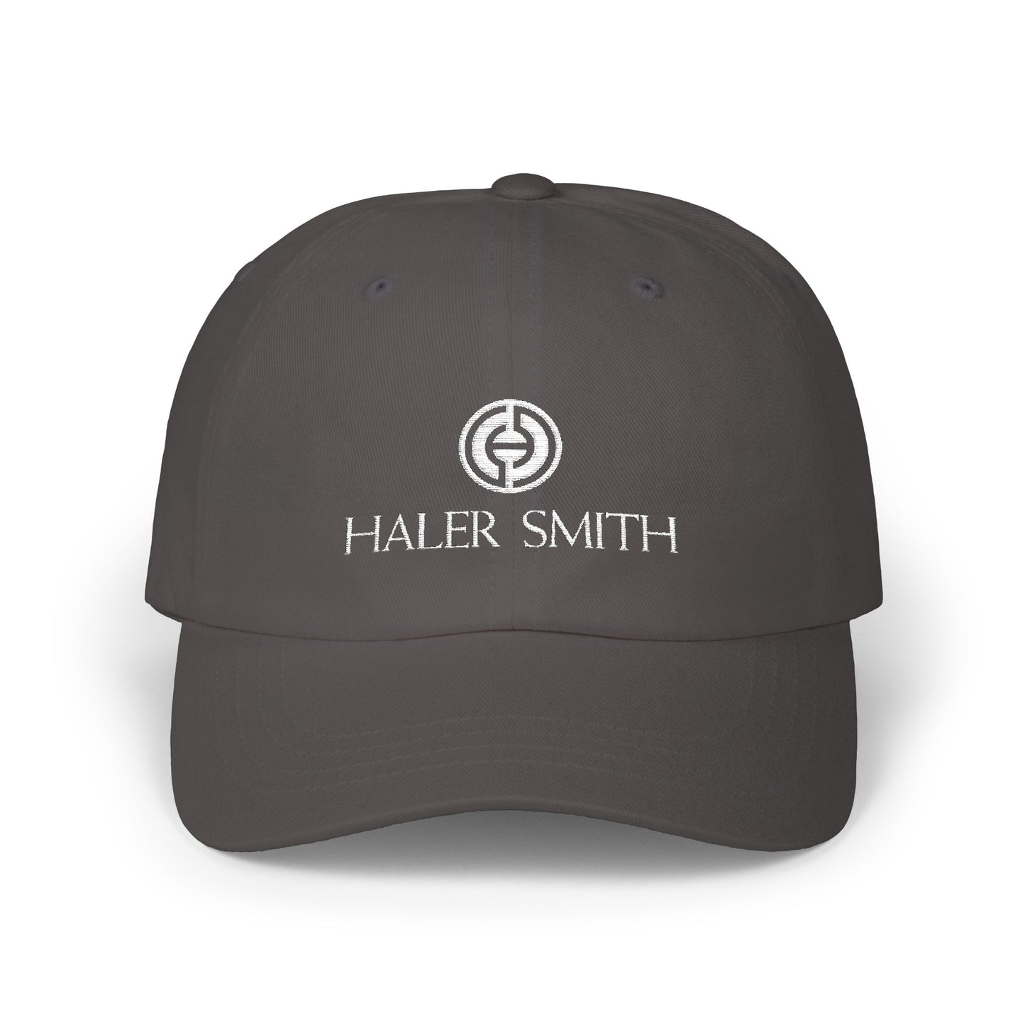 Haler Smith - Hats - Haler Smith Dad Cap - Haler Smith Logo - White