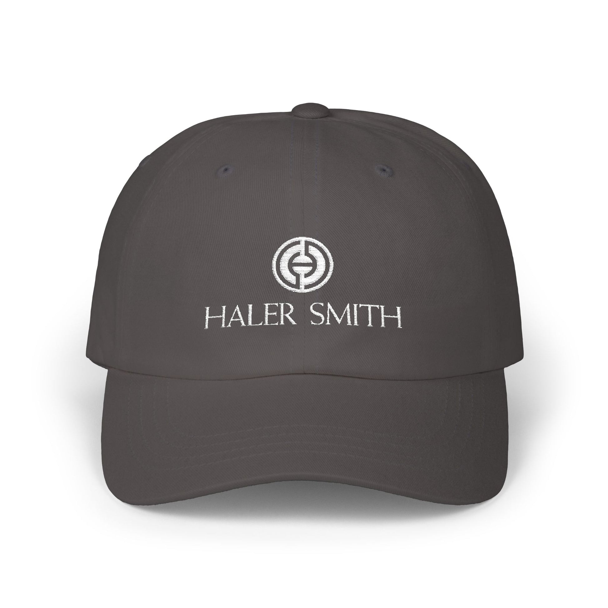 Haler Smith - Hats - Haler Smith Dad Cap - Haler Smith Logo - White