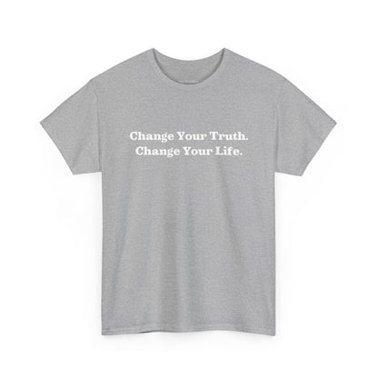Recovery Short Sleeve T-Shirt | Change Your Truth Change Your Life On The Front