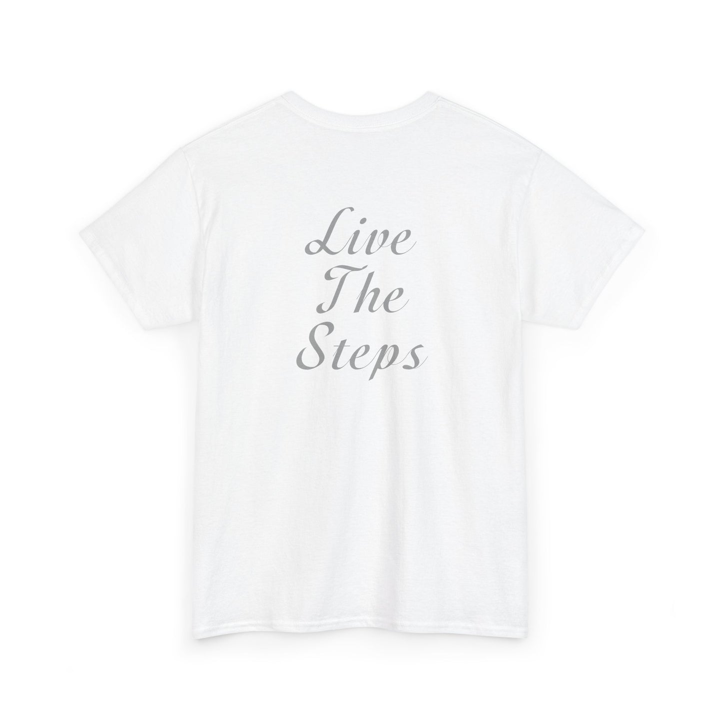Haler Smith - T-Shirt - Haler Smith Heavy Cotton Short Sleeve Tee S - XL - Live The Steps - White Letters