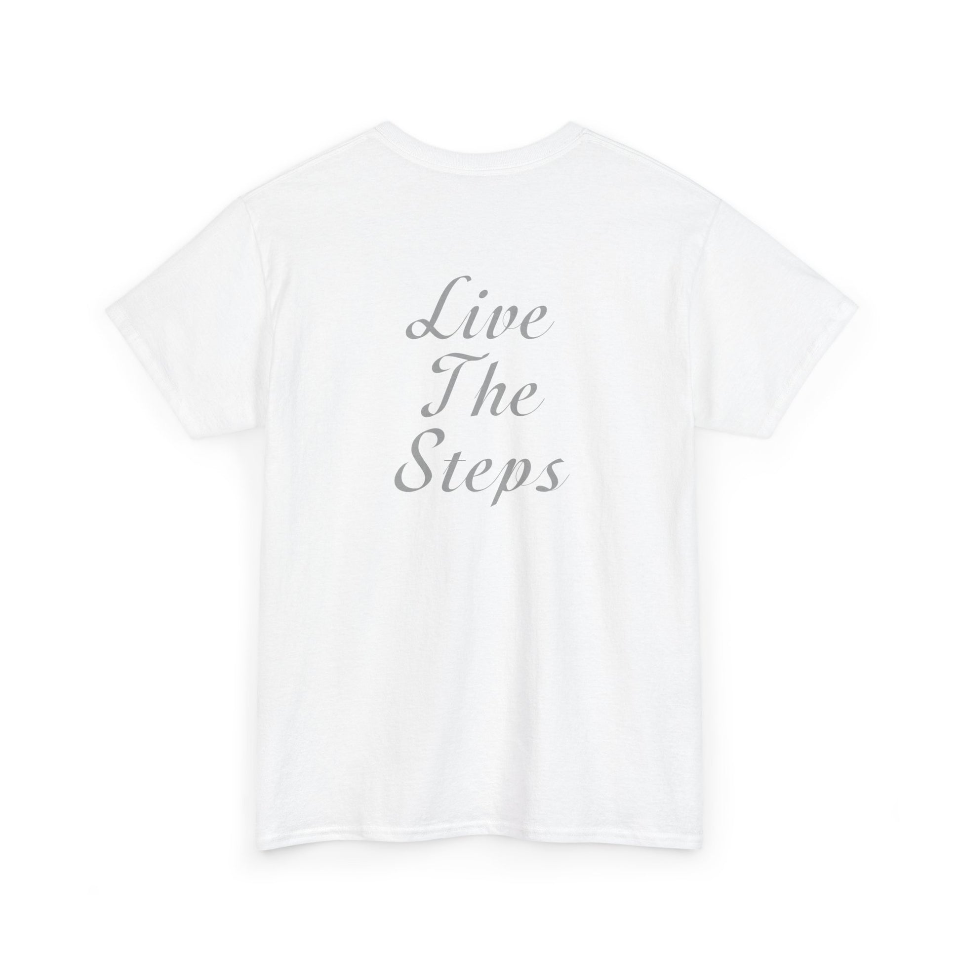 Haler Smith - T-Shirt - Haler Smith Heavy Cotton Short Sleeve Tee S - XL - Live The Steps - White Letters