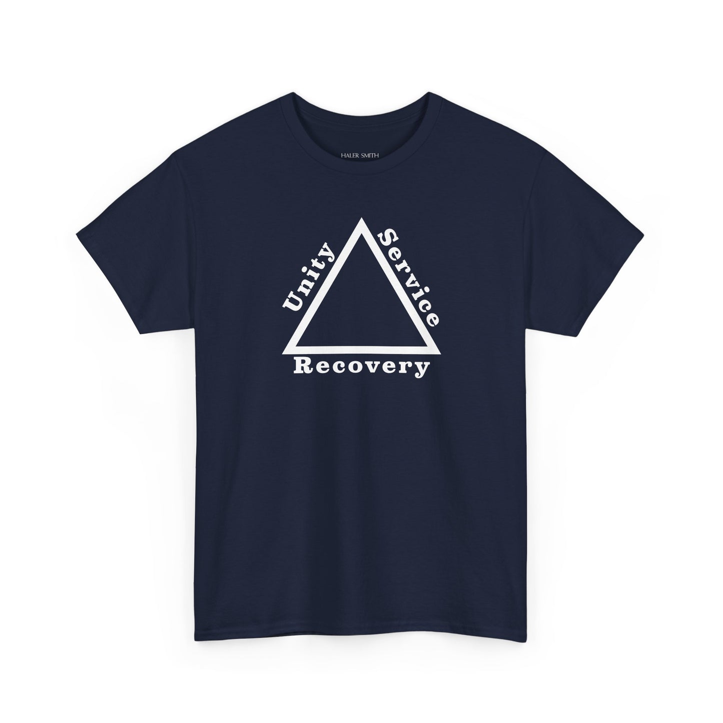 Recovery Short Sleeve T-Shirt | Unity Service Recovery Design 1 On The Front