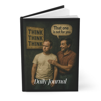 Haler Smith Hardcover Journal - Daily Journal - Think Is Not For You - Clubhouse Wall
