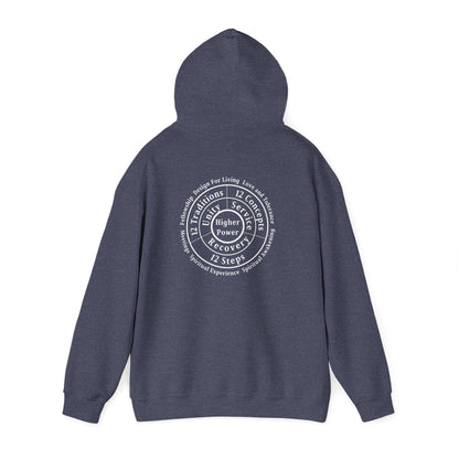 Haler Smith - Hoodie - Haler Smith Cotton Blend Hooded Sweatshirt Hoodie - Higher Power 1 - S - XL