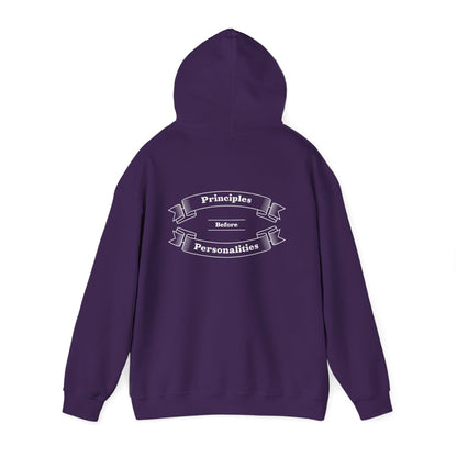 Haler Smith - Hoodie - Haler Smith Cotton Blend Hooded Sweatshirt Hoodie - Principles Before Personalities 1 - 2XL - 5XL