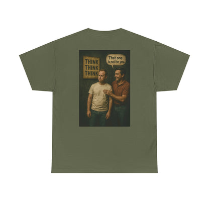 Haler Smith Heavy Cotton Short Sleeve Tee 2XL-5XL - Think Is Not For You - Clubhouse Male