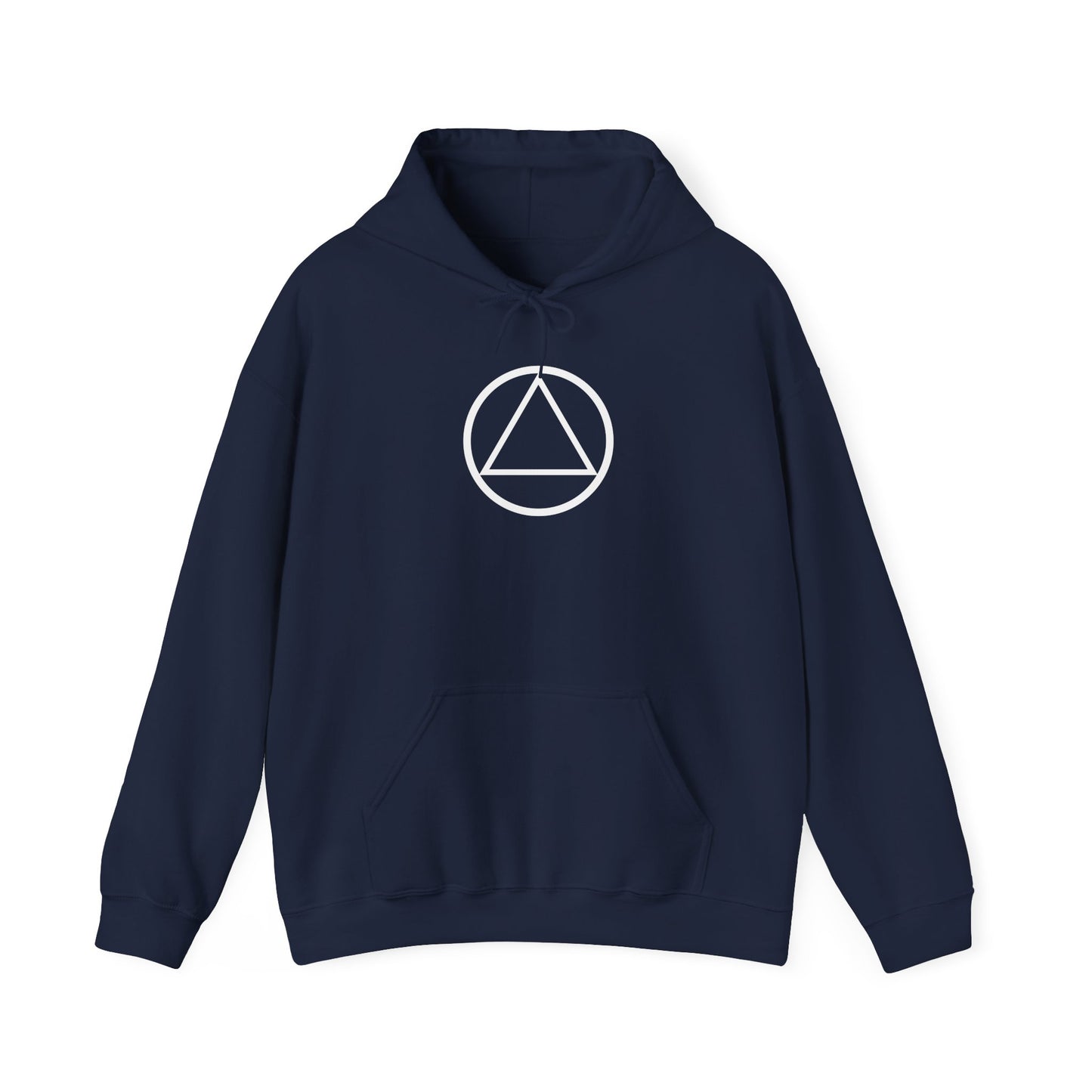 Recovery Hoodie | Circle and Triangle Design 1 On The Front