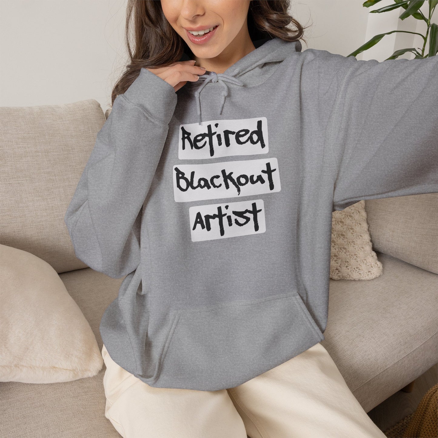 Recovery Hoodie | Retired Blackout Artist 1 On The Front