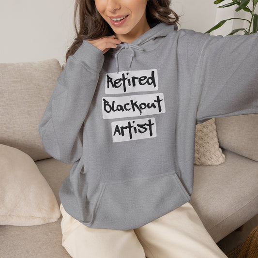 Recovery Hoodie | Retired Blackout Artist 1 On The Front