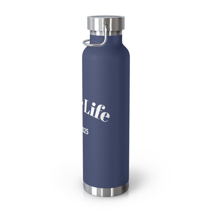 Recovery Insulated Water Bottle 22oz | Sober Life Est. Design 1