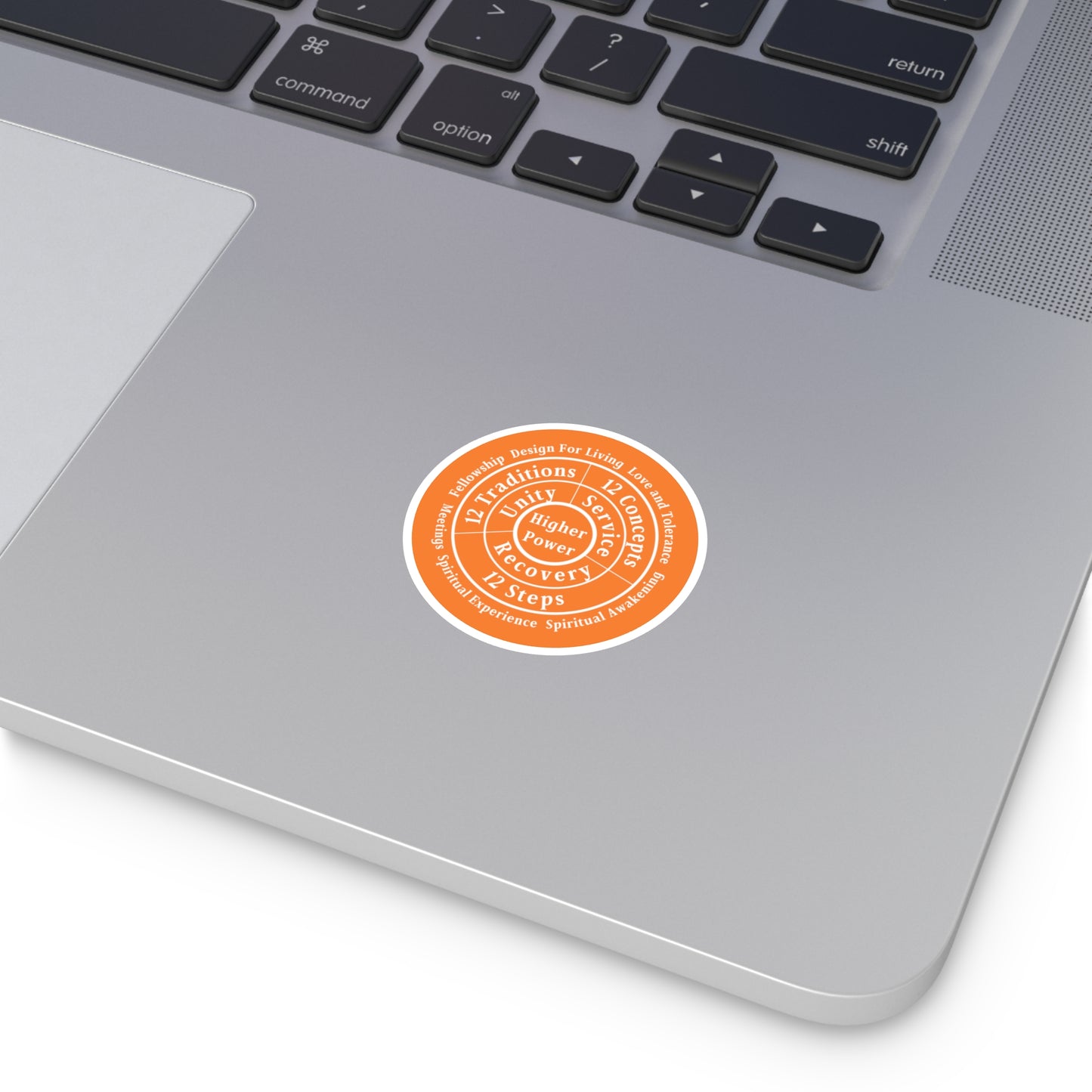 Haler Smith Vinyl Round Sticker - Higher Power 1 - Crusta