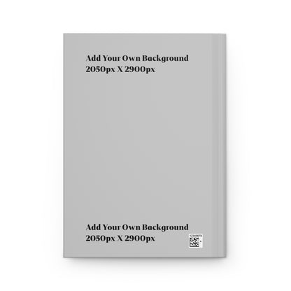 Recovery Hardcover Journal | Circle and Triangle Sobriety Date | Add Your Own Background