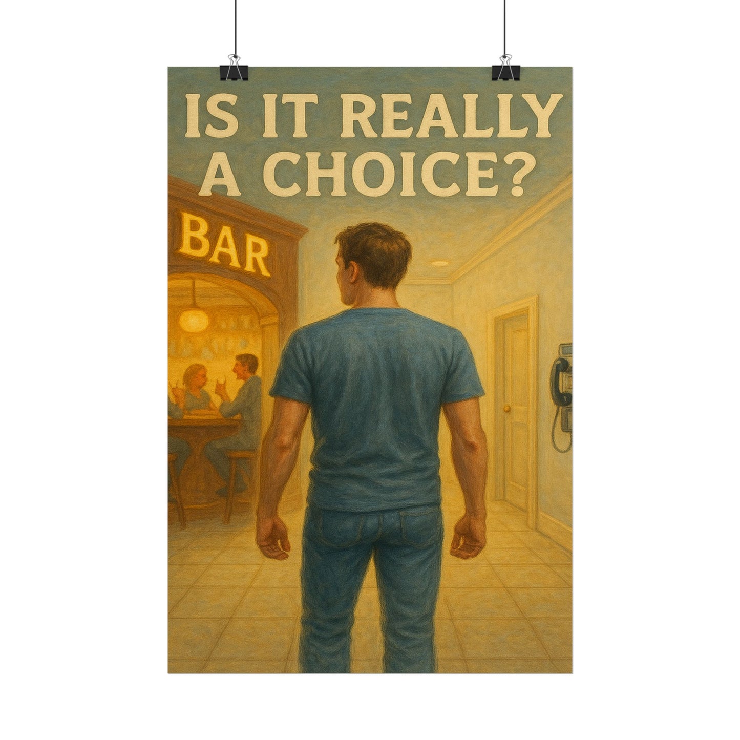 Haler Smith Rolled Poster - Is It Really A Choice - Vertical - Matte Finish