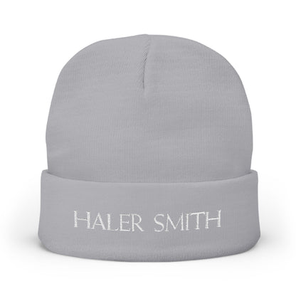 Haler Smith Knit Beanie - HALER SMITH - White Letters