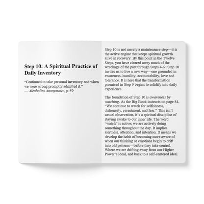 Haler Smith Guided Softcover Journal - Step 10 Daily Inventory - Country Road Scene