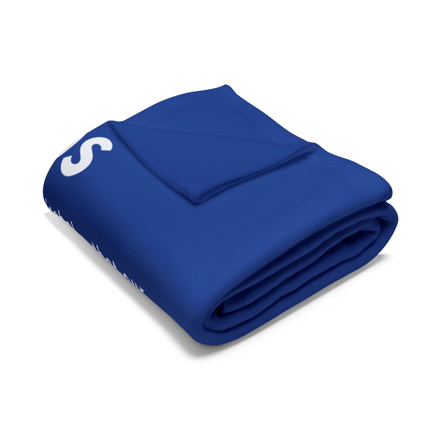 Haler Smith Polar Fleece Blanket - 12 Steps - Dark Blue