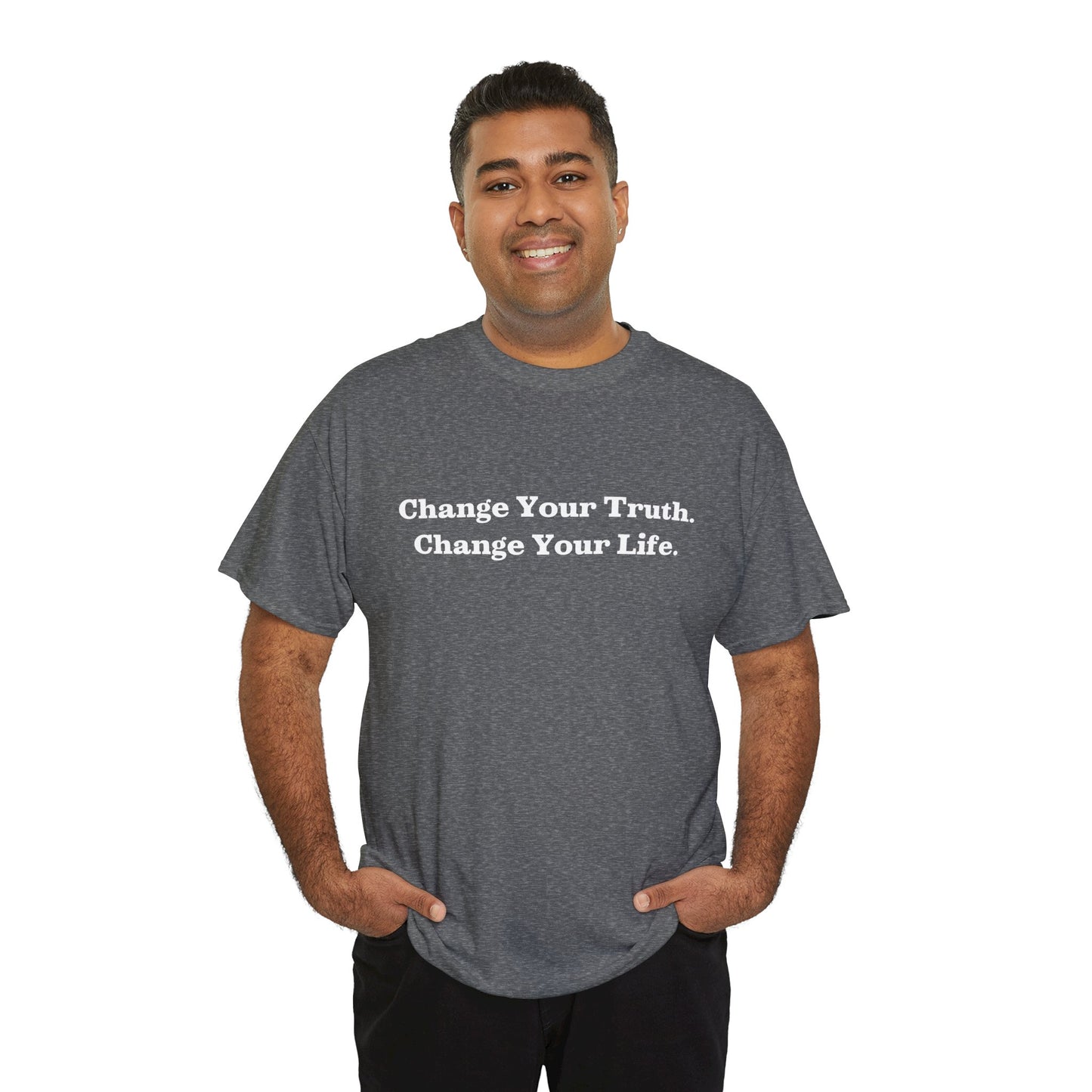 Recovery Short Sleeve T-Shirt | Change Your Truth Change Your Life On The Front