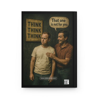 Haler Smith Hardcover Journal - Daily Journal - Think Is Not For You - Clubhouse Wall