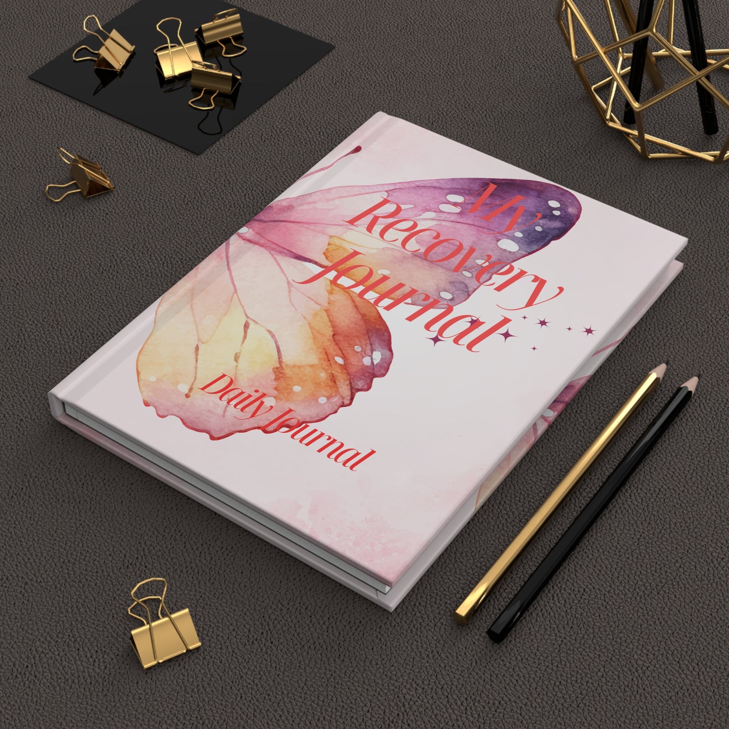 Recovery Hardcover Journal | My Recovery Journal | Butterfly Wing