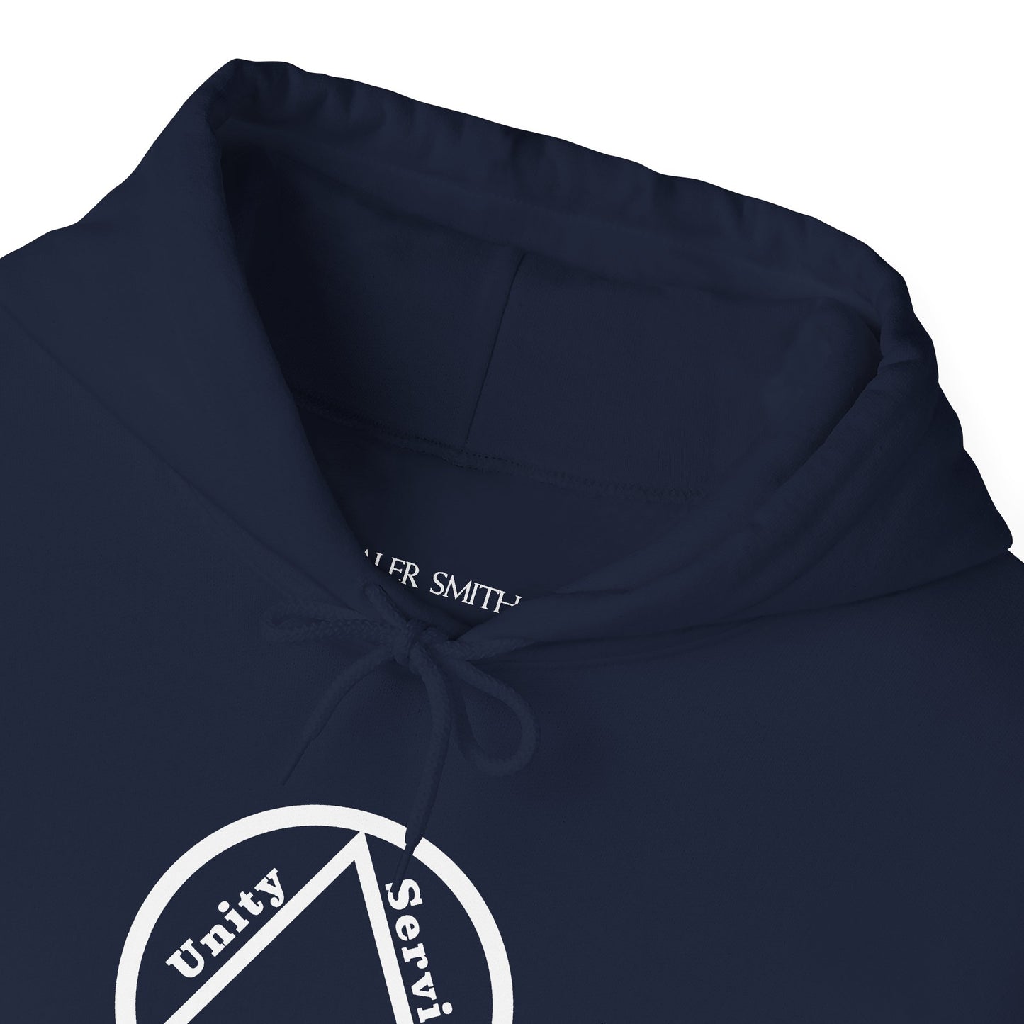 Recovery Hoodie | Unity Service Recovery Design 1 On The Front