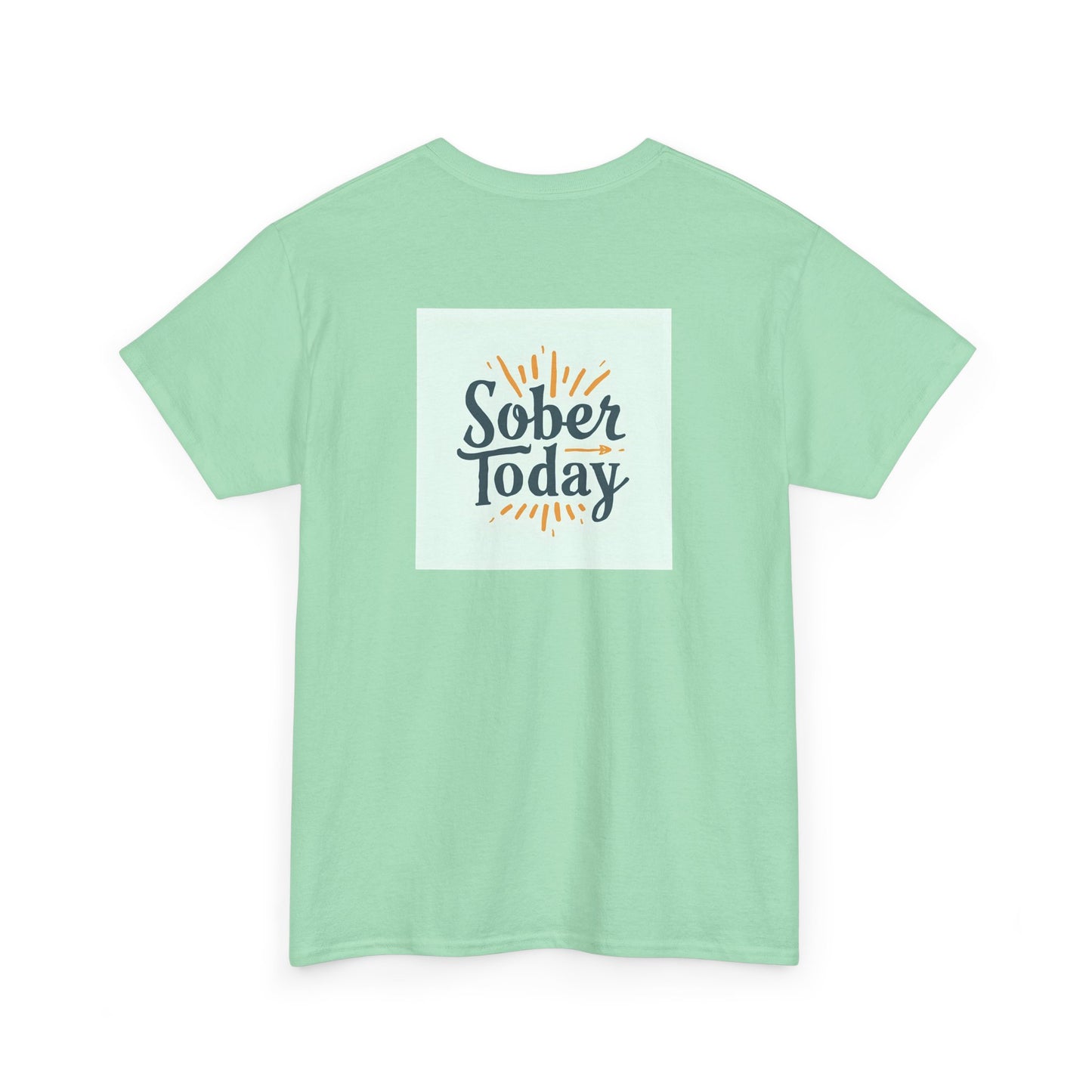 Haler Smith - T-Shirt - Haler Smith Heavy Cotton Short Sleeve Tee - Sober Today 6 - S - XL