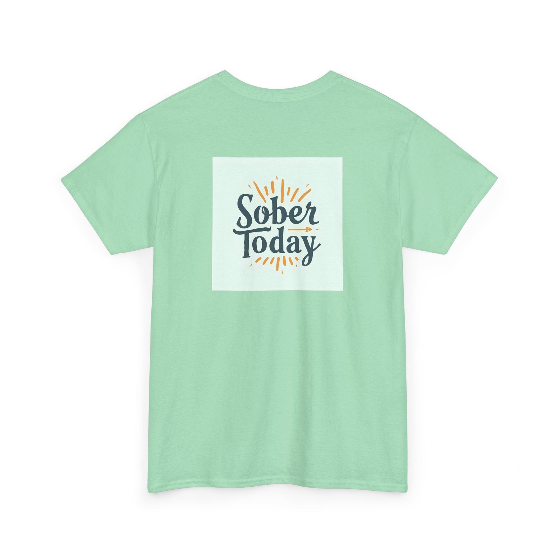 Haler Smith - T-Shirt - Haler Smith Heavy Cotton Short Sleeve Tee - Sober Today 6 - S - XL