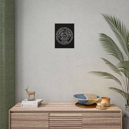 Haler Smith Rolled Poster - Higher Power 1 - Black Matte Finish