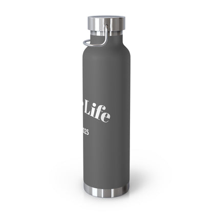 Recovery Insulated Water Bottle 22oz | Sober Life Est. Design 1