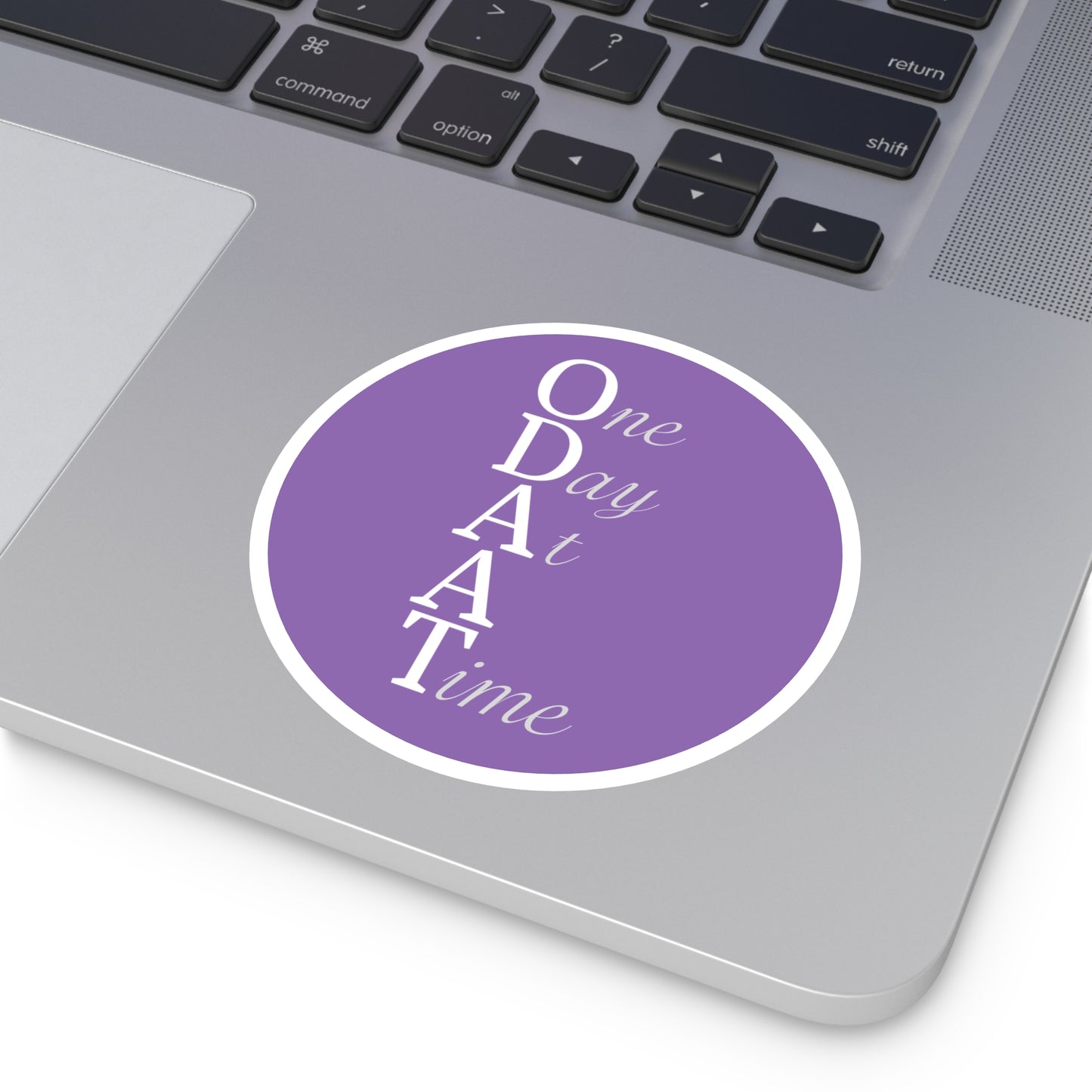 Haler Smith Vinyl Round Sticker - ODAAT - Light Purple