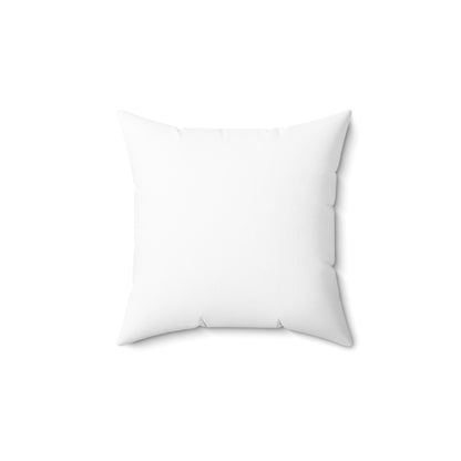Haler Smith Square Polyester Pillow - Recovery Phrases 1 - White