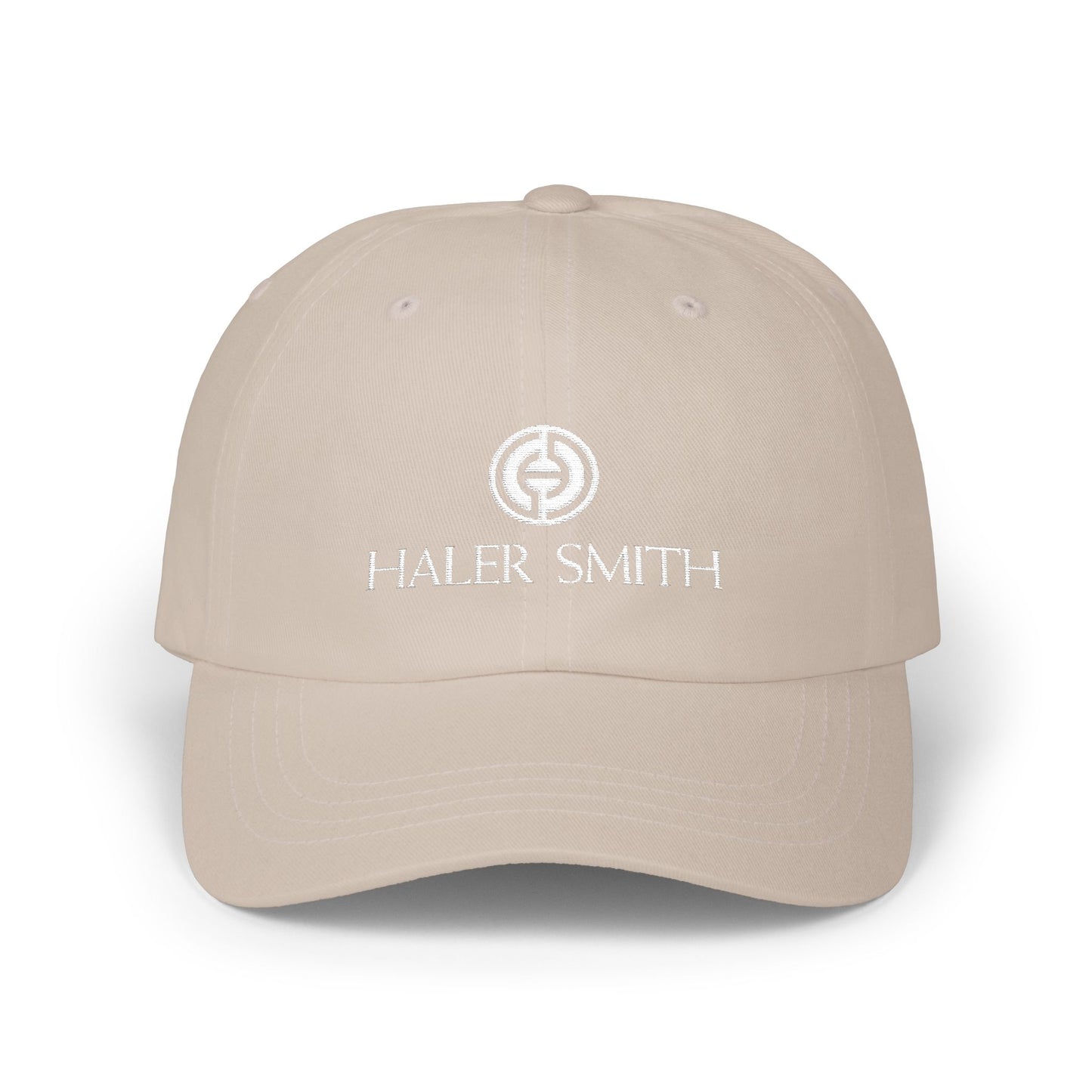 Haler Smith - Hats - Haler Smith Dad Cap - Haler Smith Logo - White