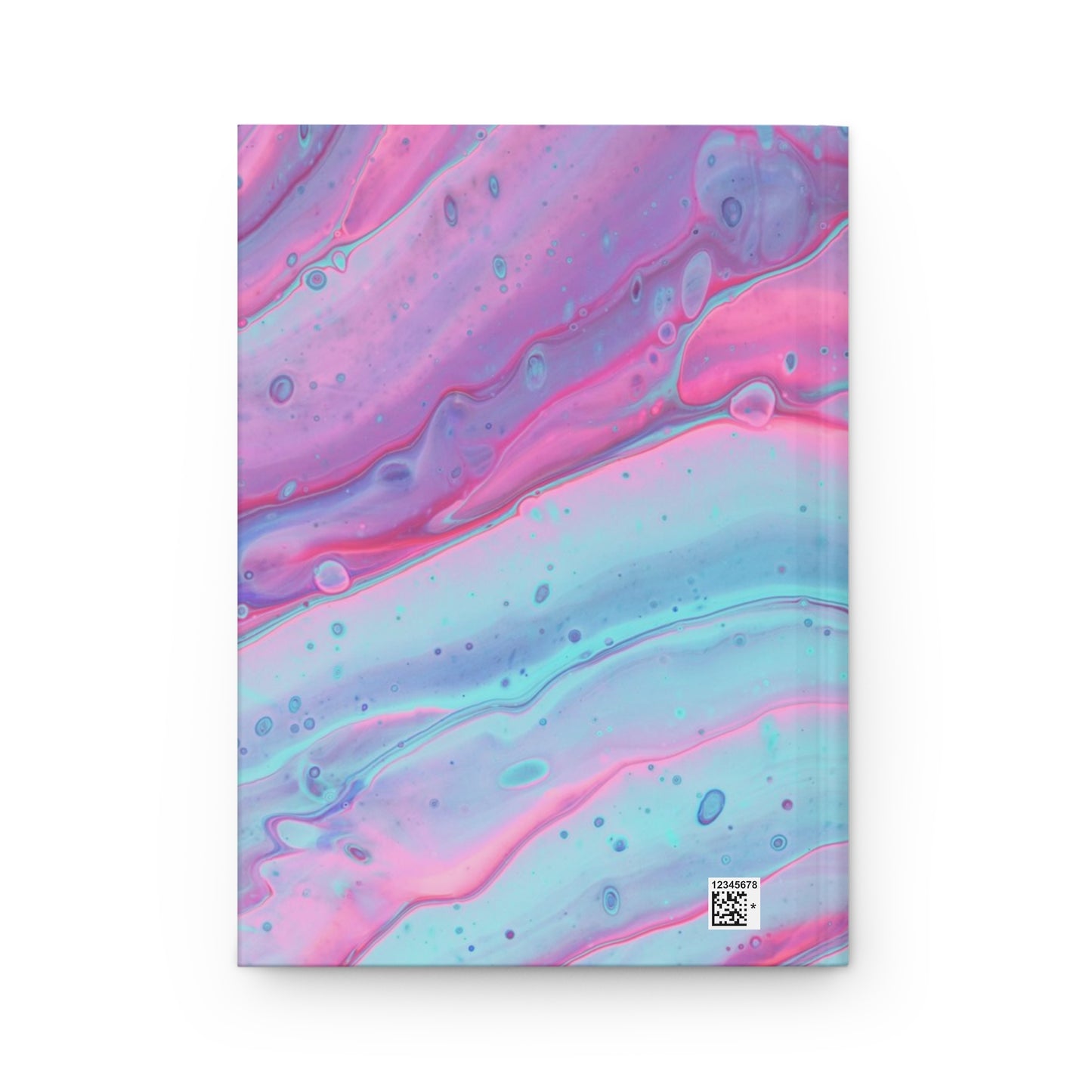 Recovery Hardcover Journal | Circle and Triangle Sobriety Date | Pink Marble