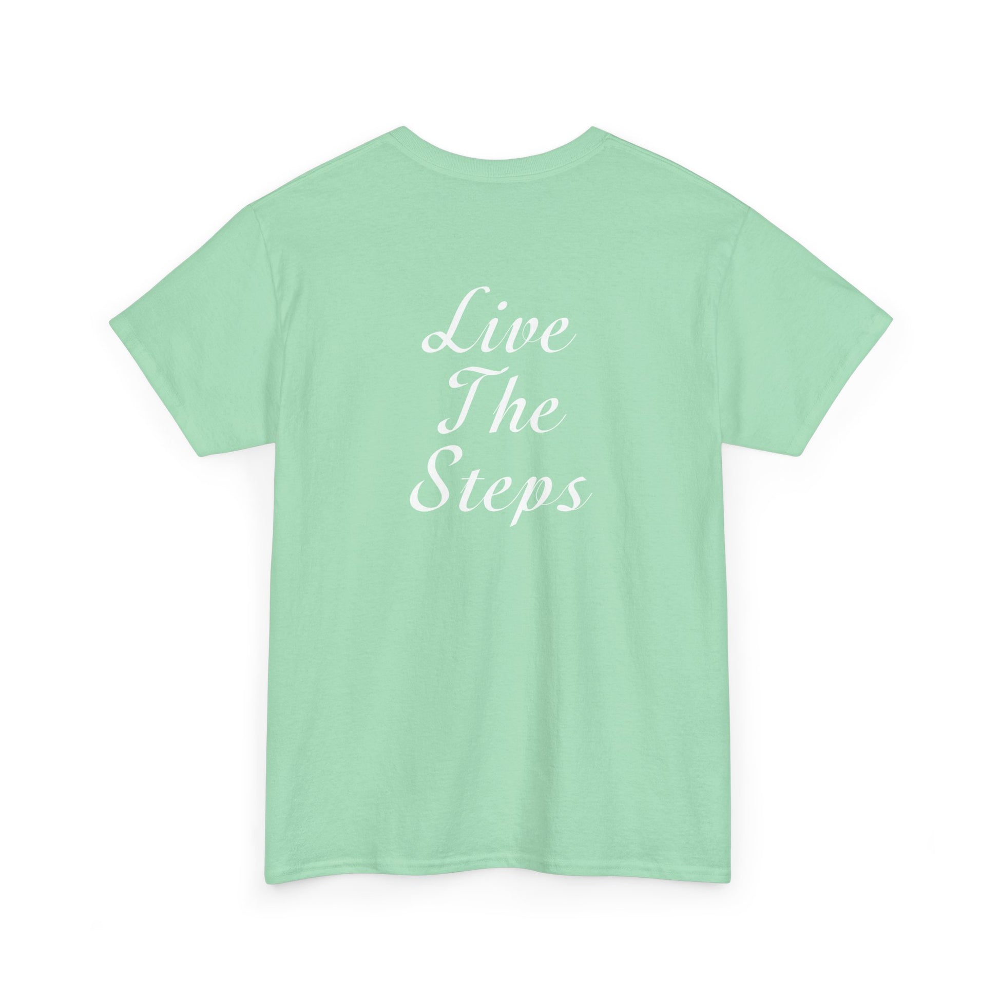 Haler Smith - T-Shirt - Haler Smith Heavy Cotton Short Sleeve Tee S - XL - Live The Steps - White Letters