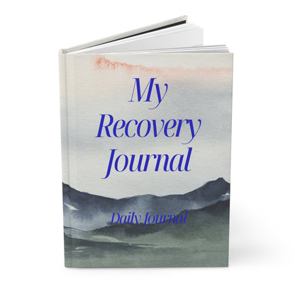Recovery Hardcover Journal | My Recovery Journal | Mountain Scene