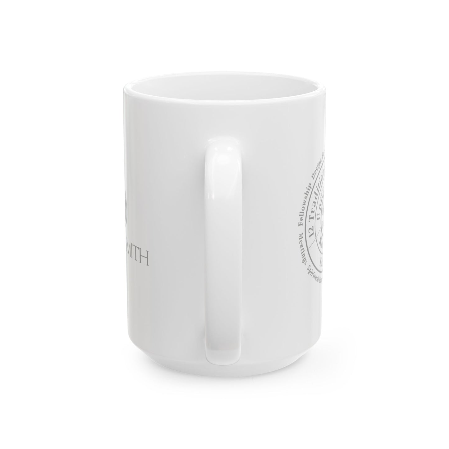 Haler Smith - Mug - Haler Smith Ceramic Mug - Higher Power 1 - Black Letters