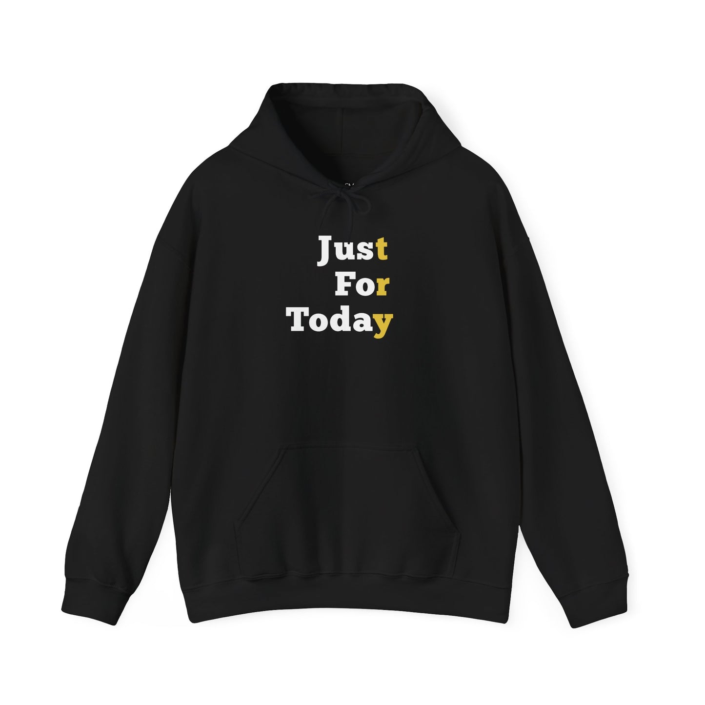 Recovery Hoodie | Just For Today Design 1 On The Front