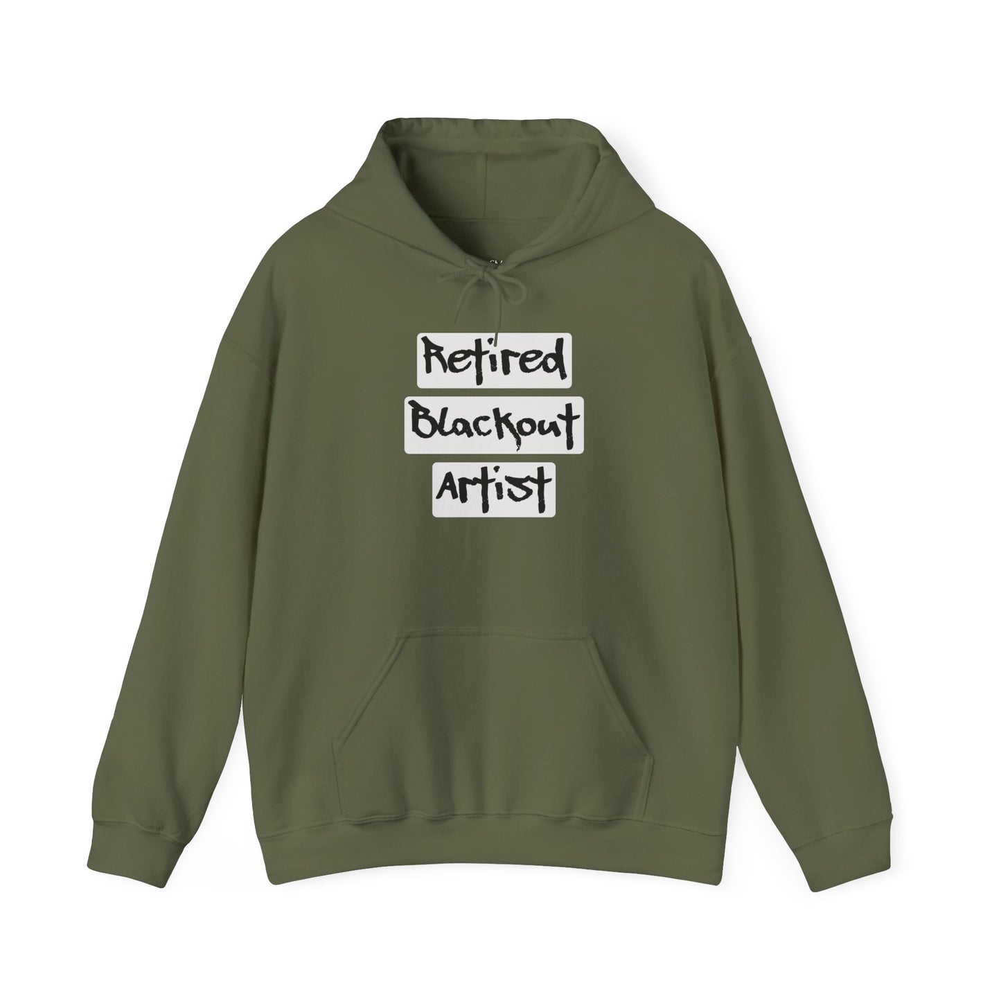 Recovery Hoodie | Retired Blackout Artist 1 On The Front