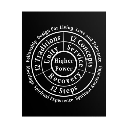 Haler Smith Rolled Poster - Higher Power 1 - Black Matte Finish