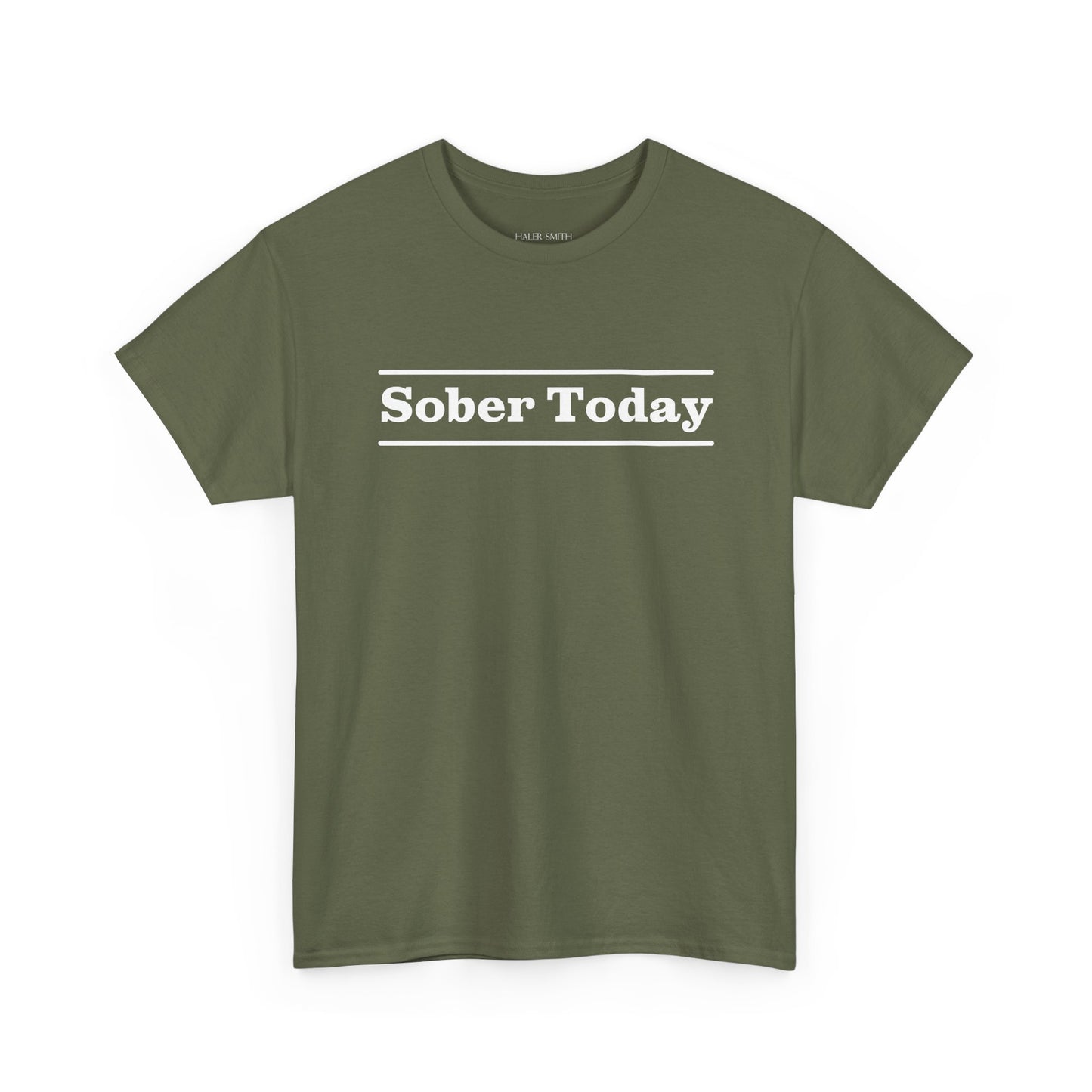 Recovery Short Sleeve T-Shirt | Sober Today Design 3 On The Front