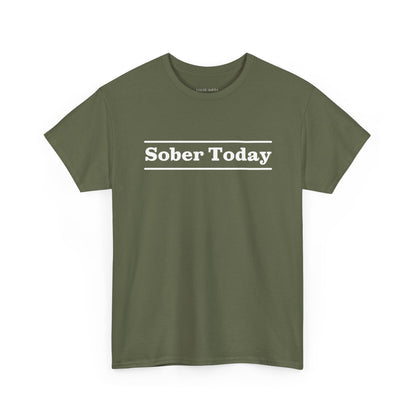 Recovery Short Sleeve T-Shirt | Sober Today Design 3 On The Front