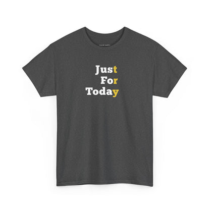 Recovery Short Sleeve T-Shirt | Just For Today Design 1 On The Front