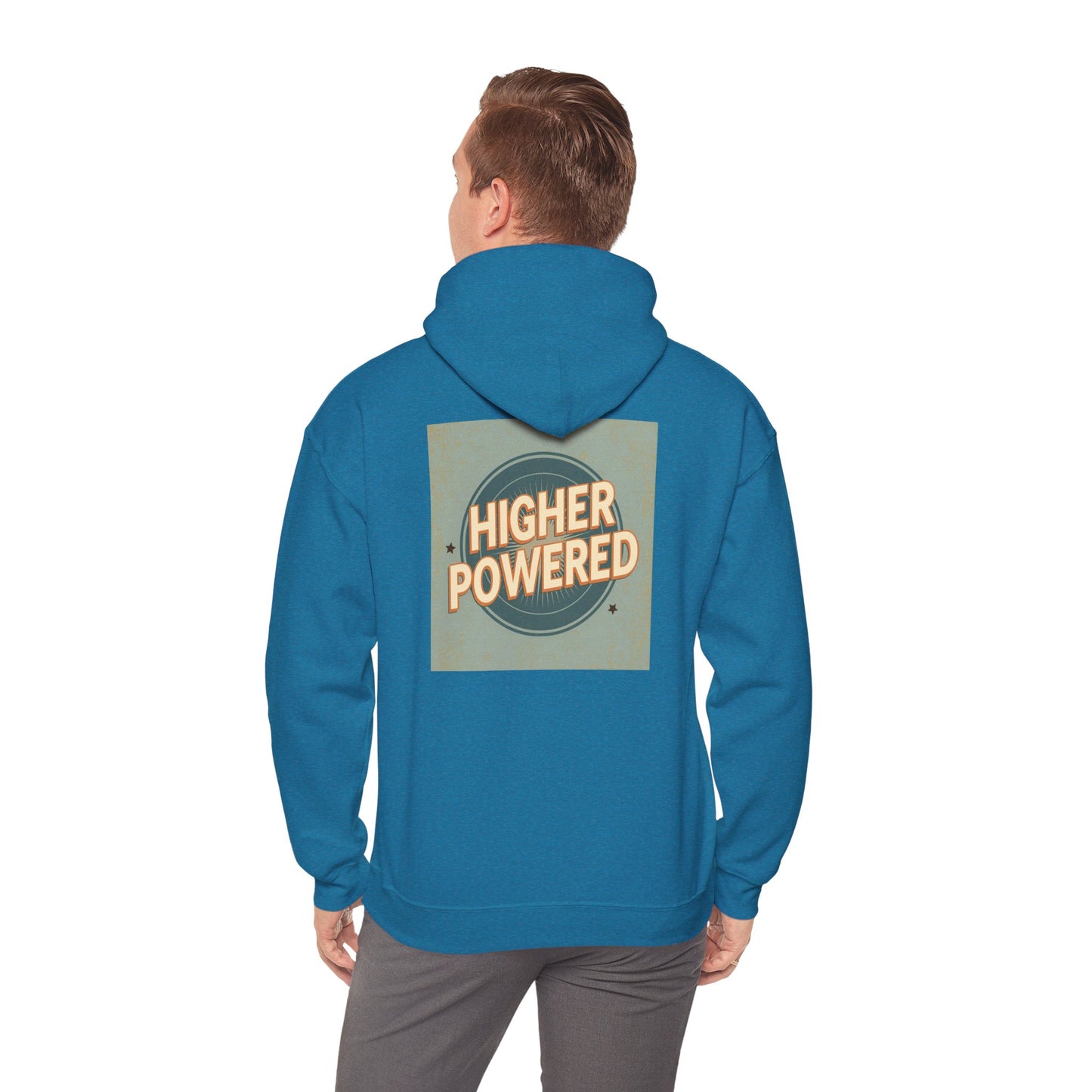 Haler Smith - Hoodie - Haler Smith Cotton Blend Hooded Sweatshirt Hoodie - Higher Powered 1 - S - XL
