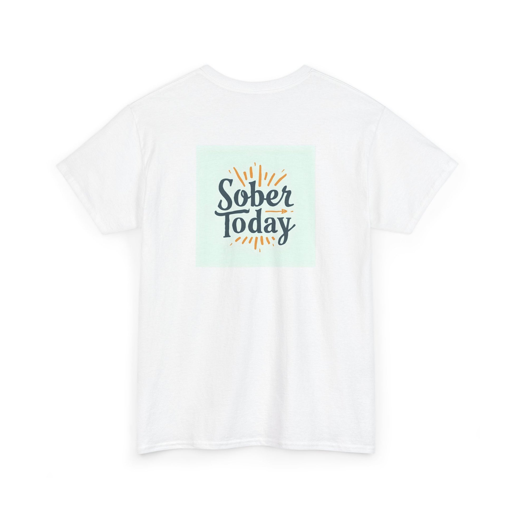 Haler Smith - T-Shirt - Haler Smith Heavy Cotton Short Sleeve Tee - Sober Today 6 - S - XL